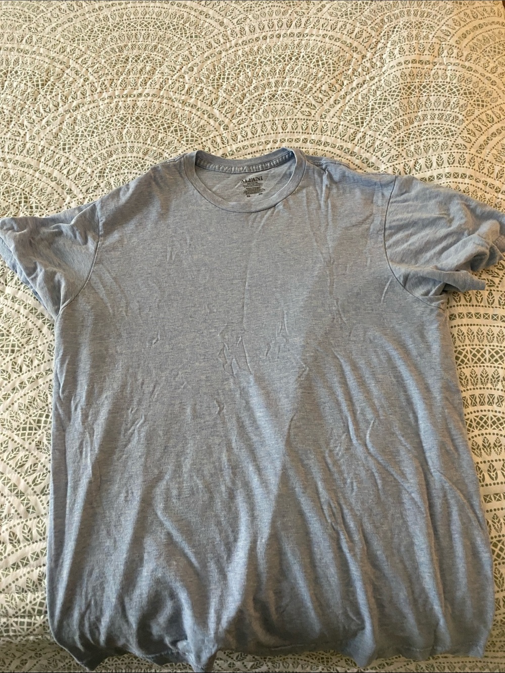 Alfani Light Blue Crew Neck Men’s T-Shirt